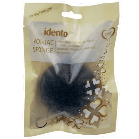 Idento Konjac Svamp - Bambu Charchoal