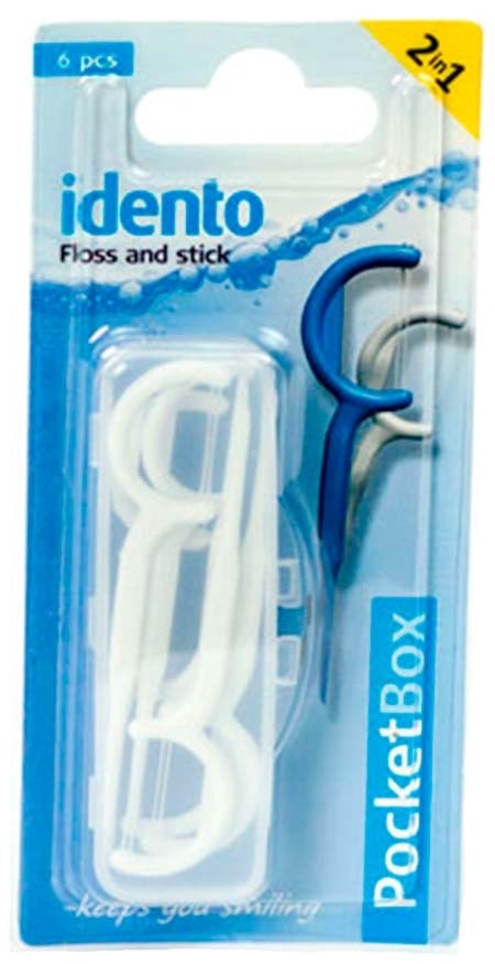 Idento Tandtråd & Tandpetare i plånbok
