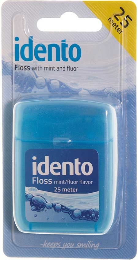 Idento Tandtråd med mjöl & mynta - 25 M