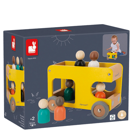Janod Skolbuss Dragleksak