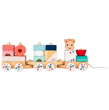 Janod Sophie la Girafe Pull Train