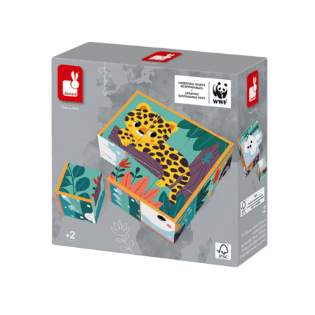 Janod WWF djurpussel - 9 bitar