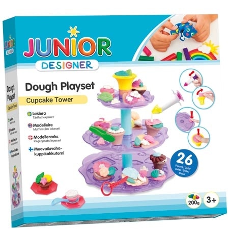 Junior Designer JDE Cupcake Tower modelleringssats