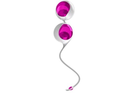 Ovo L1 Love Balls - Vit Ljuslila