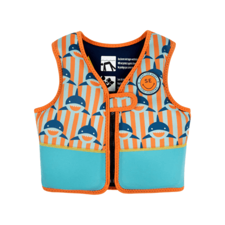 Swim Essentials simväst blå haj - 18-30 kg