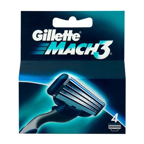 Gillette Mach3 rakblad - 4 st
