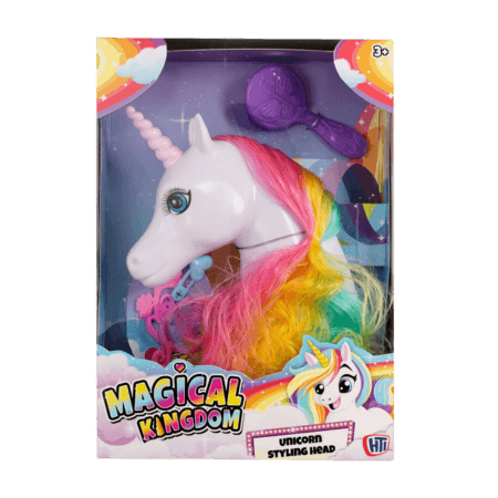 Magical Kingdom Stylinghuvud med enhörning - vit