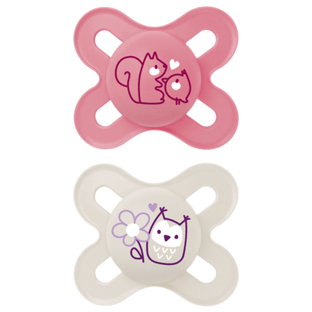 MAM Start Pink Design 0–2M Napp – 2 st