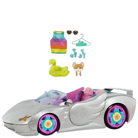 Mattel Barbie Extra Glittrig Cabriolet Leksaksbil