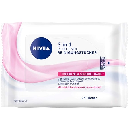 Nivea 3-i-1 rengöringsservetter - 25 st