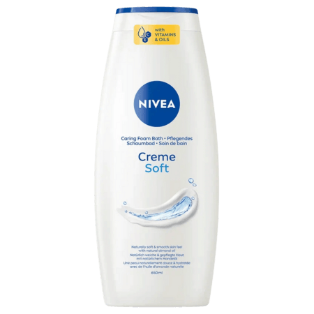 Nivea Cream Soft Skumbad – 650ml