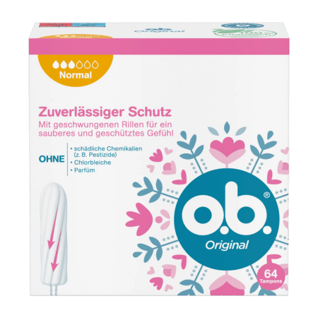 O.B. Original Normal-tamponger - 64 st