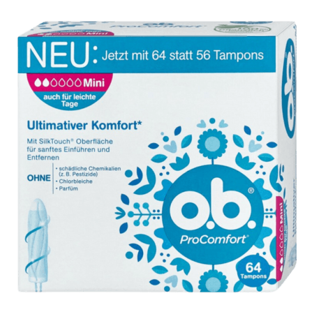 O.B. ProComfort Mini Tamponger - 64 st