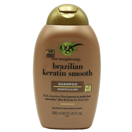 OGX Brazilian Keratin Smooth Schampo – 385ml