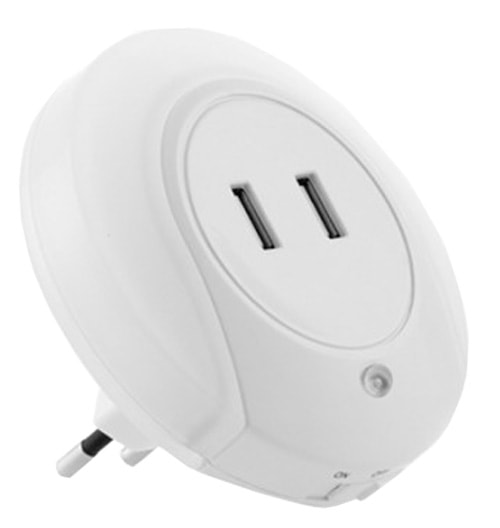 Omnidomo LUSB-adapter med LED