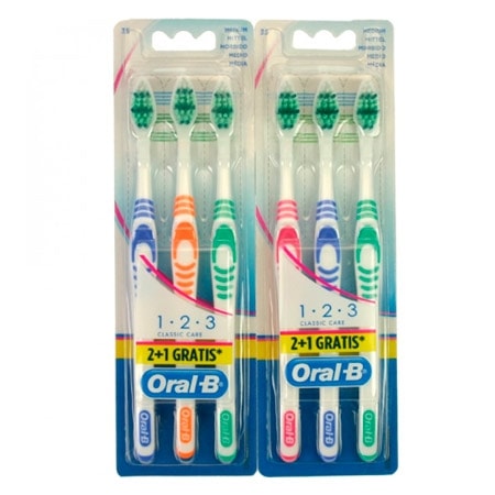 Oral-B Classic Care Tandborste Medium 3 st