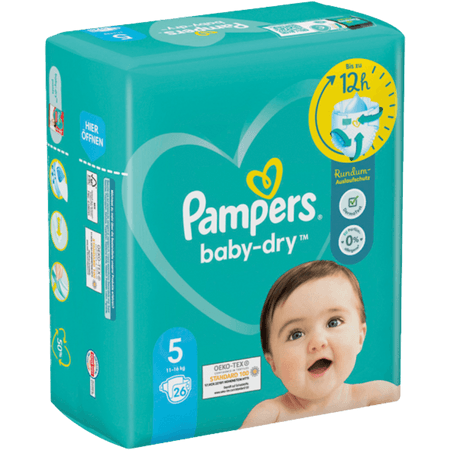 Pampers Baby-Dry Storlek 5 (11-18 kg) 26 st.