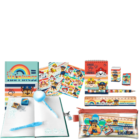 Paw Patrol skrivset med dagbok - 16 delar