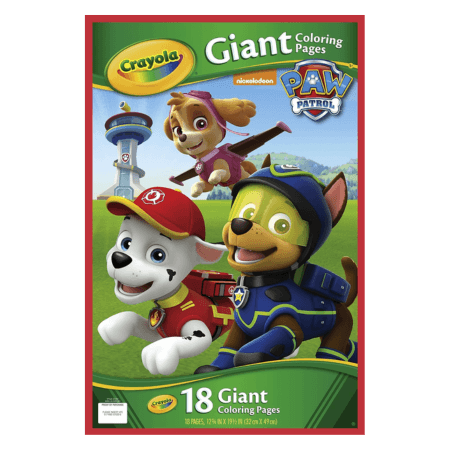 Paw Patrol Stor målarbok med klistermärken