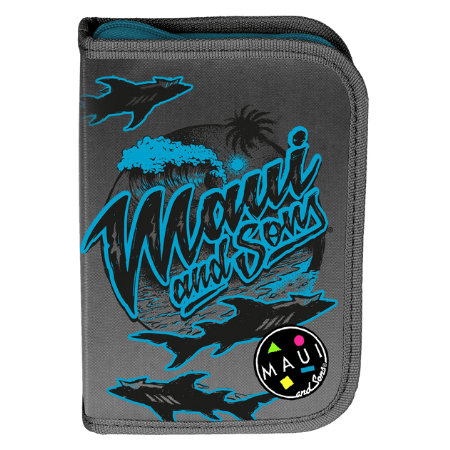 Paso Maui & Sons pennfodral med hajar och palmer - 23 delar