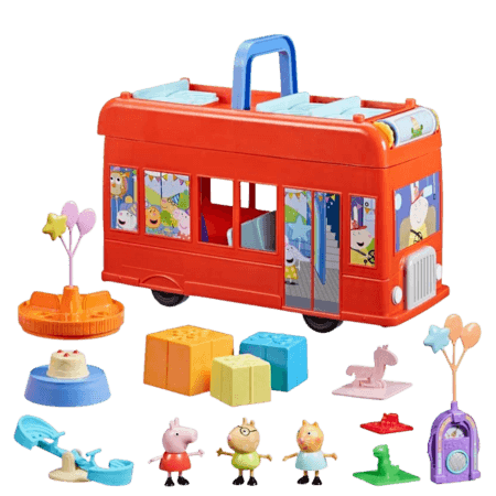 Peppa Pig 2-i-1 Partybuss Leksak