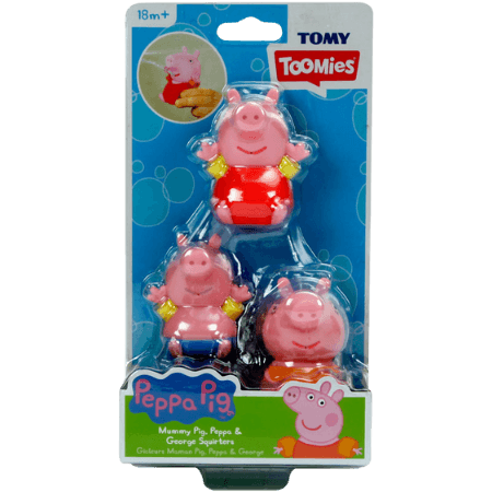 Cuddly Pig Squirters Badleksak - 3 delar