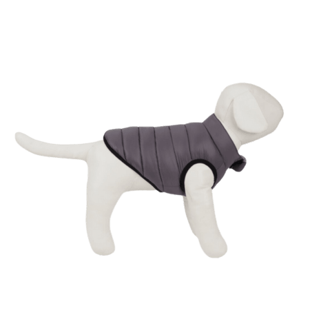 Peppy Buddies Ultra-Light Grå Puffy Hundjacka - XS