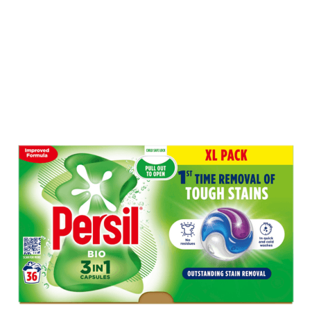 Persil Bio 3-i-1 Tvättkapslar – 36 st