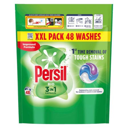 Persil Bio 3-i-1 Tvättkapslar – 48 st