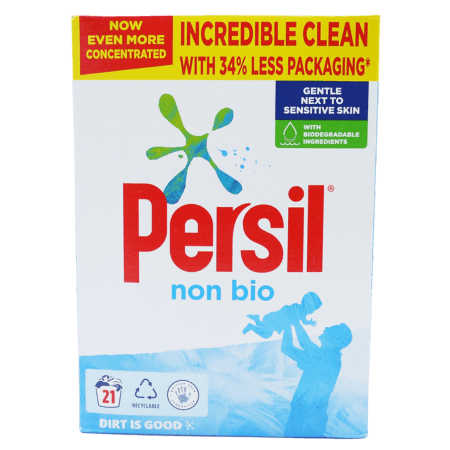 Persil Non-Bio Tvättpulver 21 tvättar - 1 05 kg
