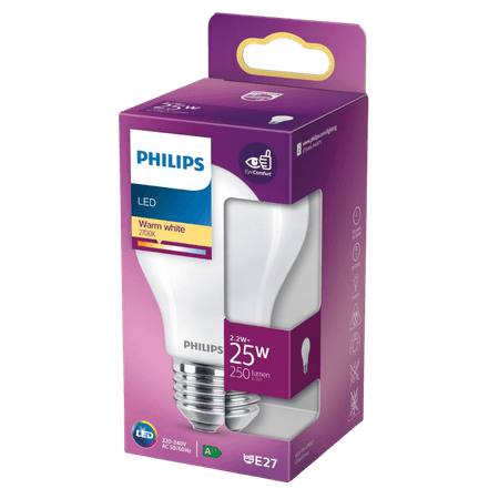 Philips Warm White LED-lampa E27 – 25 W