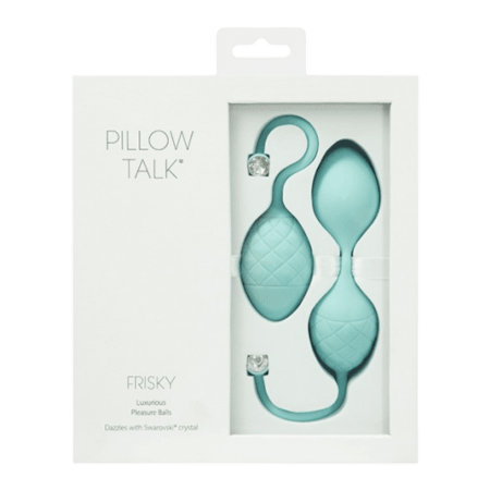 Pillow Talk Frisky bäckenbottenbollar - Grön