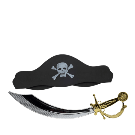 Pirates Hat and Sword Dress-Up Set