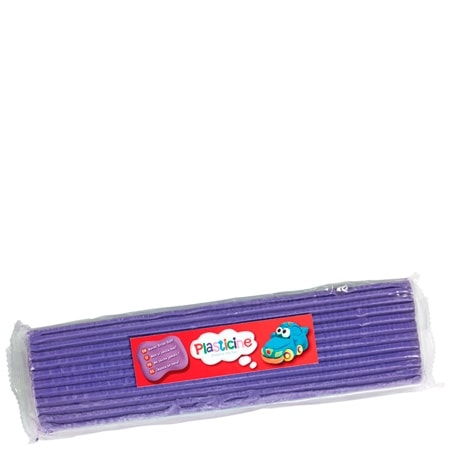 Block av modelleringslera av plasticine - lila