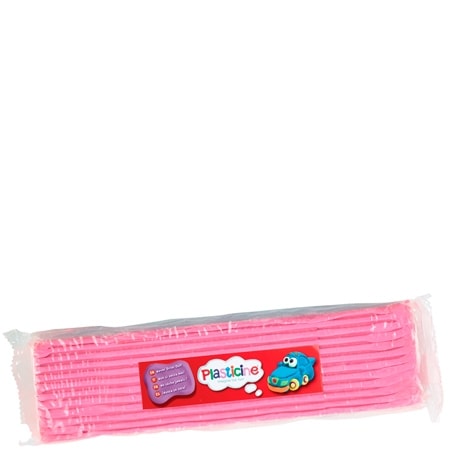 Block av modelleringslera av plasticine - rosa