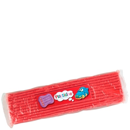 Modelleringsblock av plasticine - röd