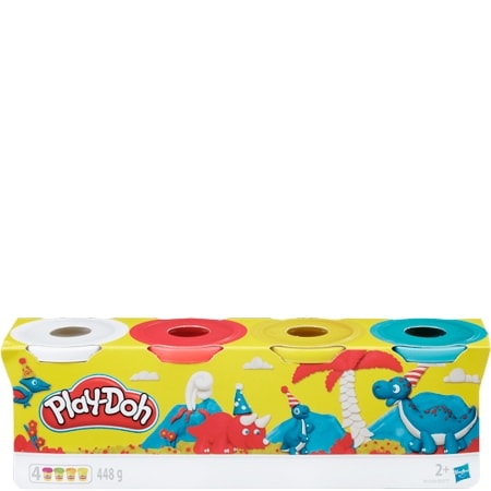 Play-Doh 4-pack modelleringslera - Dinosaurie