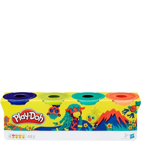 Play-Doh 4-pack modellera - Vilda djur
