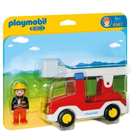 Playmobil 1.2.3 Brandbil med stege