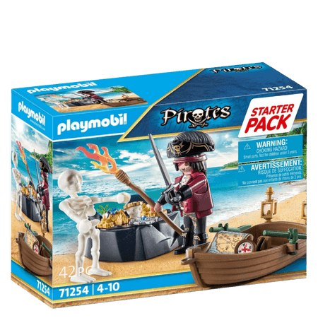 Playmobil Pirat med Roddbåt