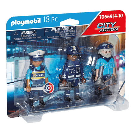 Playmobil City Action Polisfigurer 70669