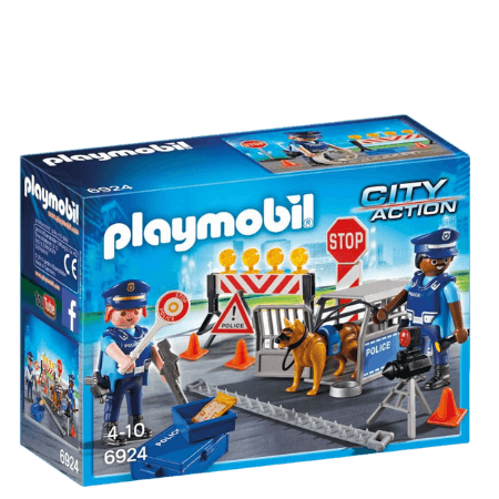 Playmobil City Action Polis Vägspärr - 6924