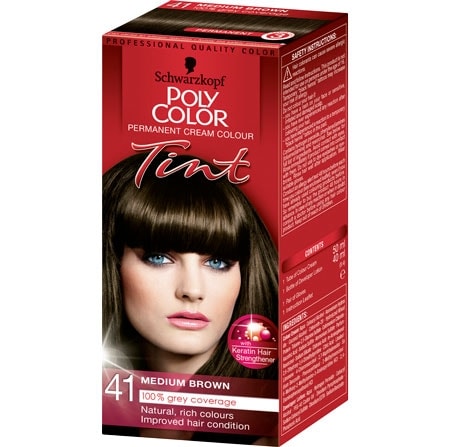 Schwarzkopf Poly Color Tint Hårfärg - 41 Medium Brun