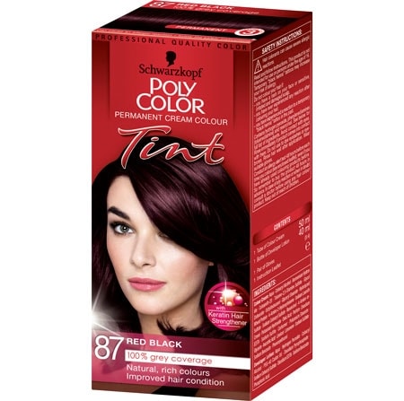 Schwarzkopf Poly Color Tint Hårfärg - 87 Röd Svart