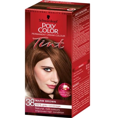 Schwarzkopf Poly Color Tint Hårfärg - 38 Varm Brun