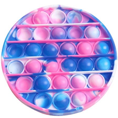 Pop It Fidget Toy - Blå & Rosa