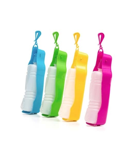 Priorvattenautomat för husdjur - bärbar med flaska