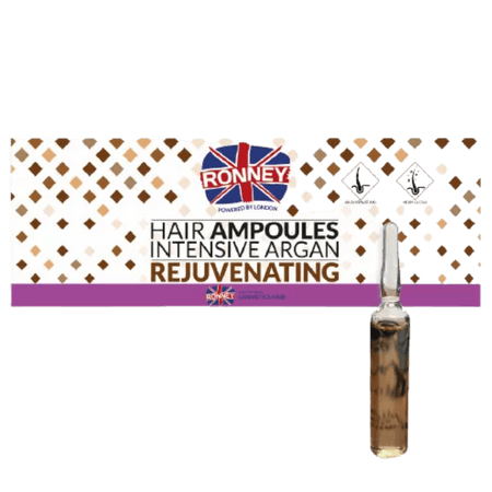 Ronney Hair Ampoules Intensive Argan Rejuvenating 12 x 10 ml