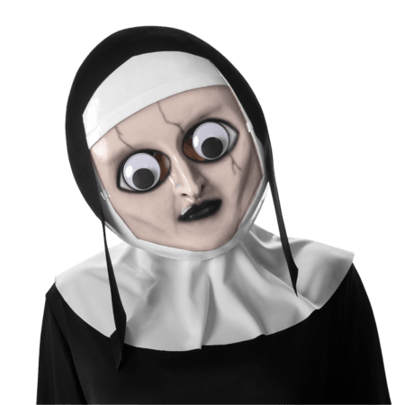 Rubies The Nun Googly Eyes Mask