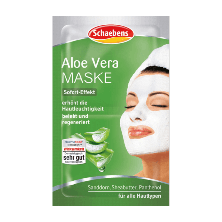 Schaebens Aloe Vera ansiktsmask 2x5ml